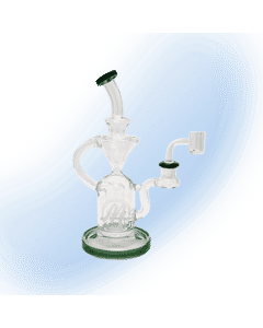 Monark Glass Inline Dab Recycler | 9"