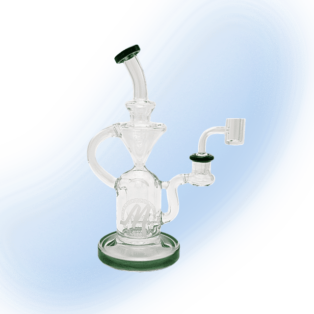 Monark Glass Inline Dab Recycler | 9"