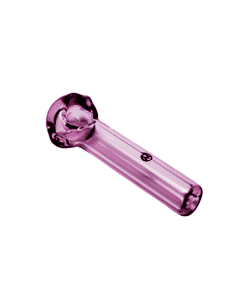 Color Glass Spoon Pipe by Moocha Glass