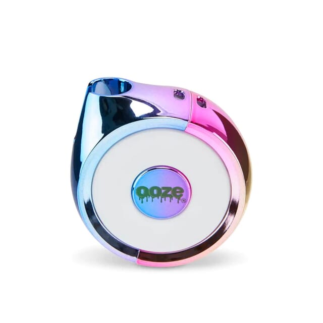 Ooze Movez Speaker and vape battery combo rainbow