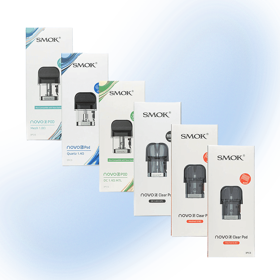 Novo 2 Replacement Pods - Options