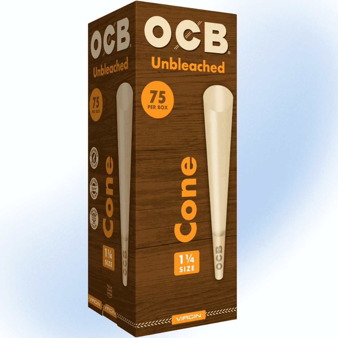 75 ct Pre rolled Cones | 1 1/4 | OCB