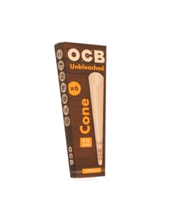 Unbleached 1.25 Cones by OCB (6pk)