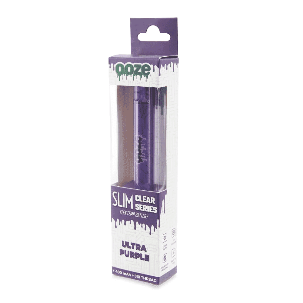 Slim Clear Series 510 Vape Cart Battery | Ooze