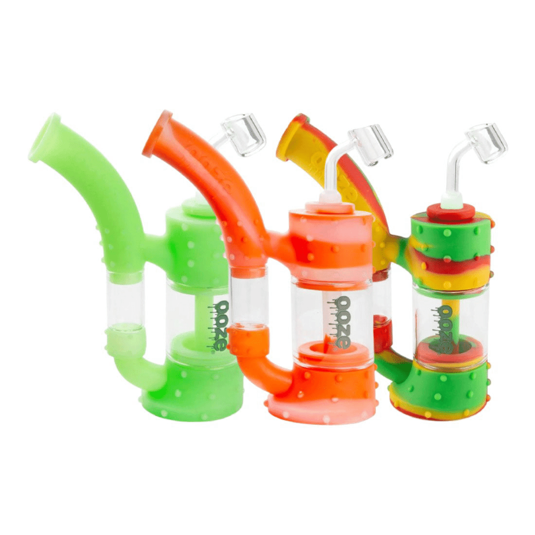 Ooze Stack Pipe Silicone Bubbler