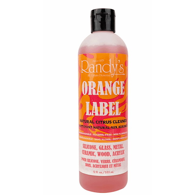 Randy's Orange Label natural citrus-based cleaner for smoking accessories