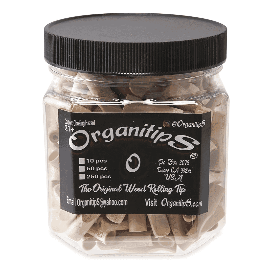 Organitips Original Size 22 Gauge Wood Tip for Smokers