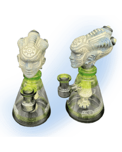 Sandblasted Pacific Sculpture Glass Rig