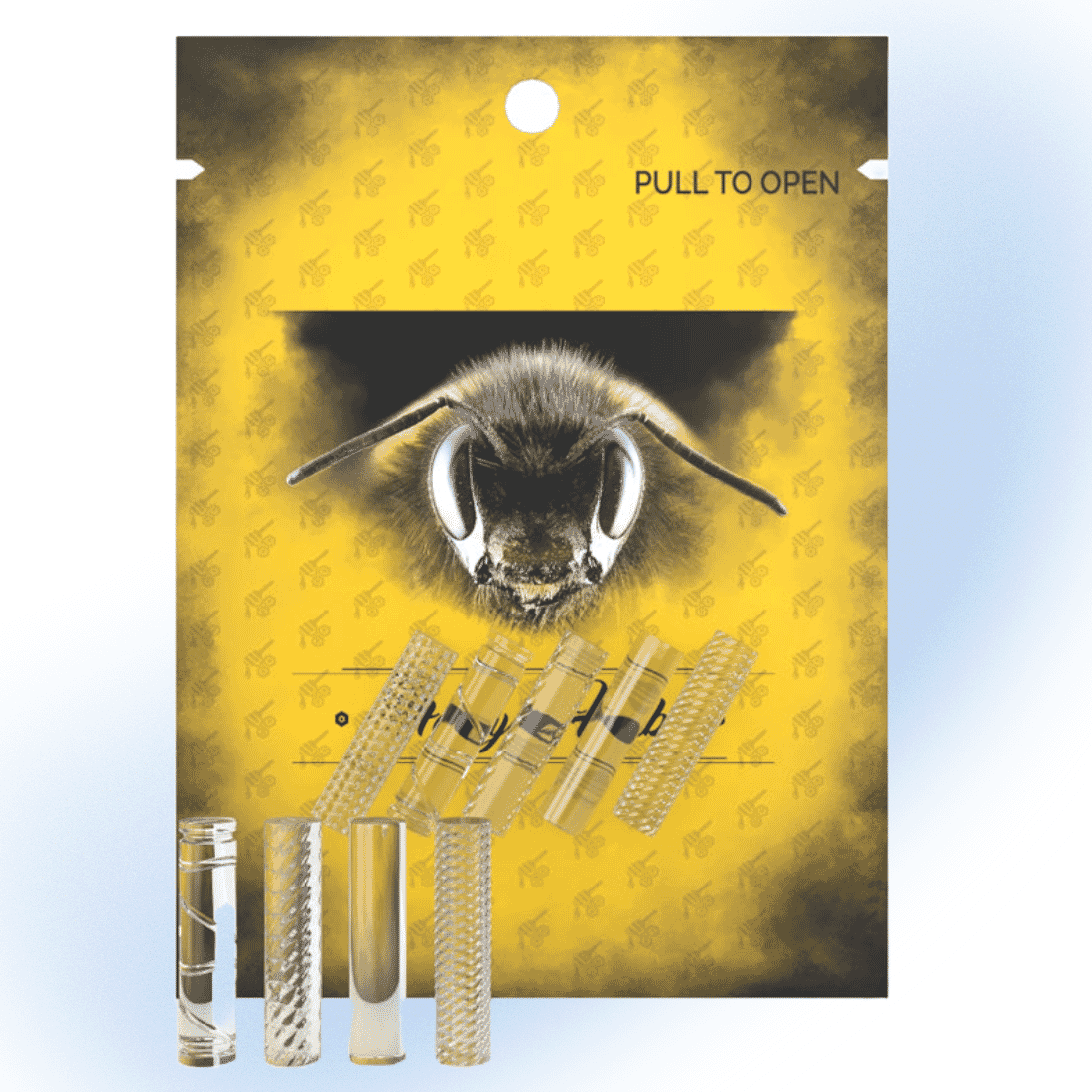 Etched Pillar 5-Pack by Honeybee Herb - Premium Dabbing Accessories | UpperLimitsInc