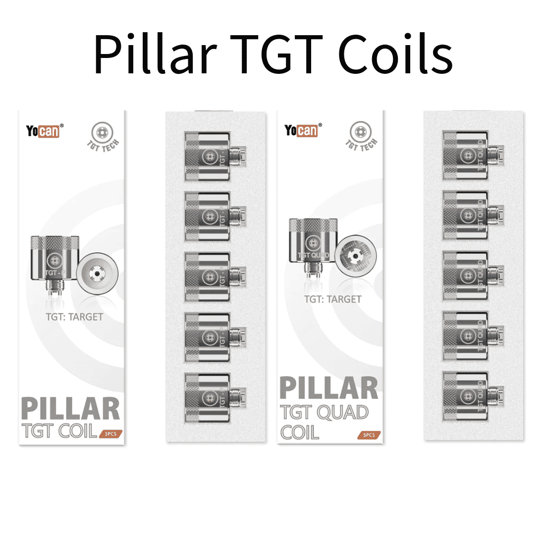 Yocan Pillar TGT Coils for Enhanced Vaping Experience
