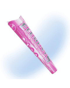 Elements Pink Rolling Papers and Cones made from natural rice paper in eco-friendly packaging