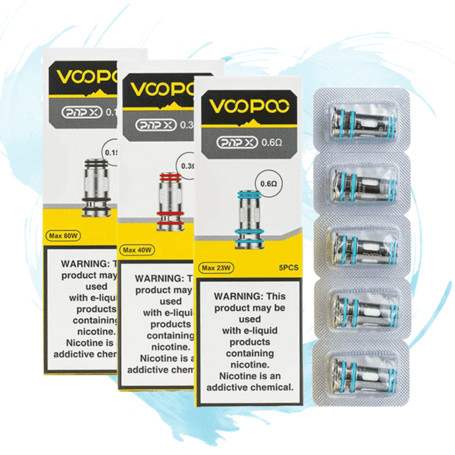 VooPoo PnP X replacement coils in various resistances
