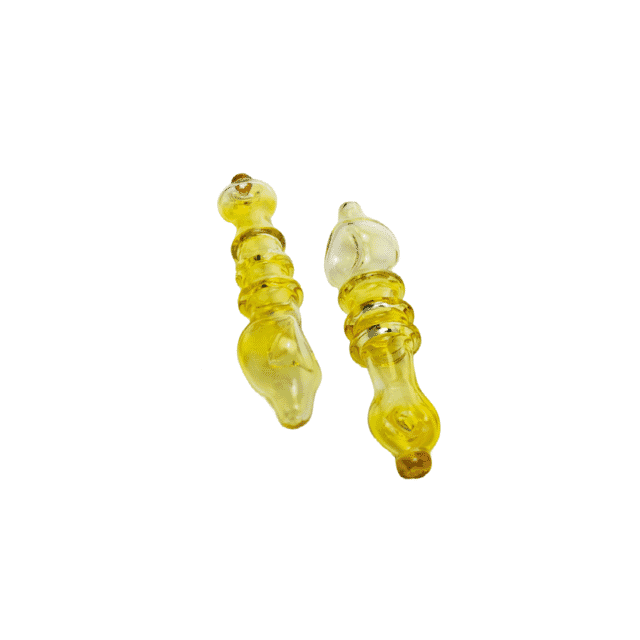 Puff n Chuck Glass Steamroller Pipe | Silver Fumed | ArtistPipes