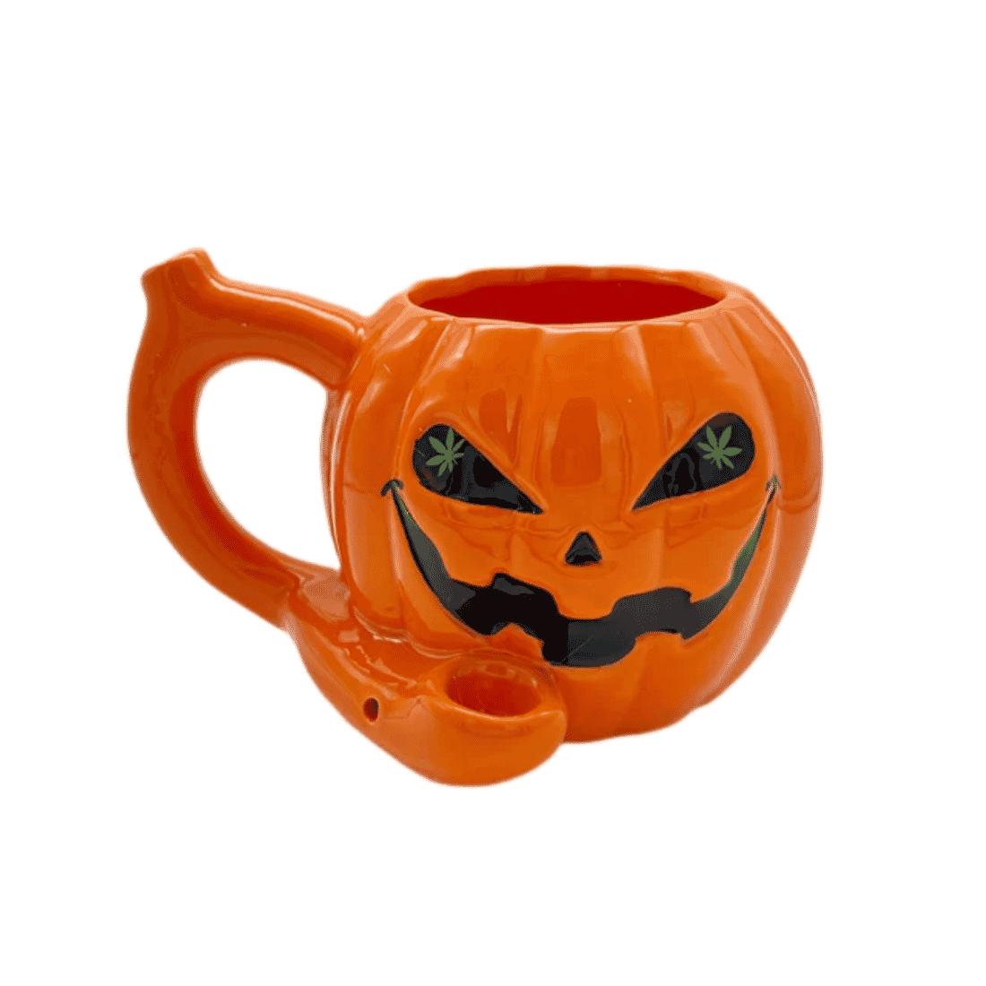Ceramic Pumpkin Pipe Mug by Import