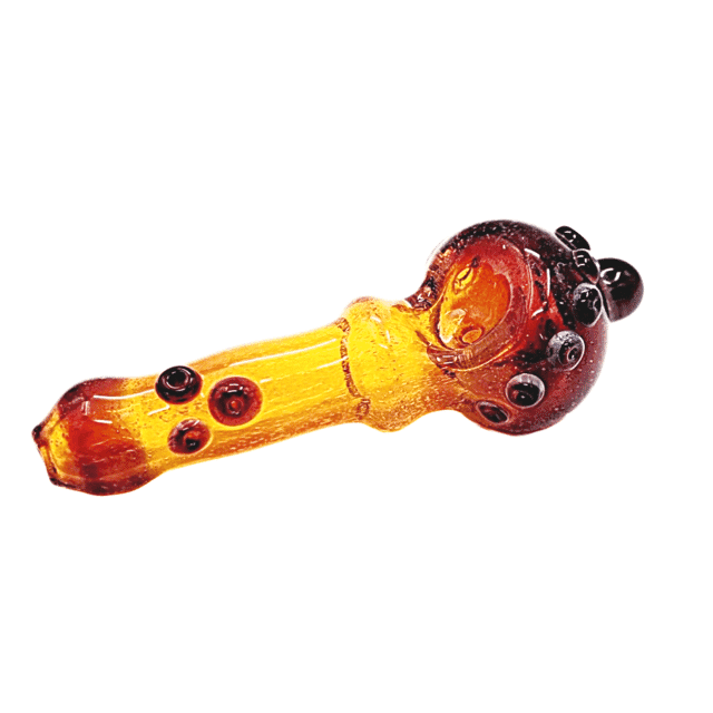 Purple Dot Spoon Pipe by ArtistPipes