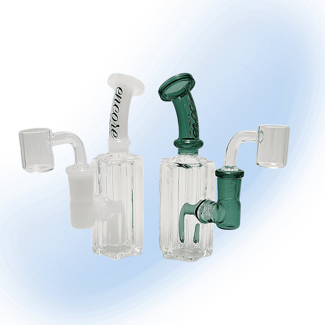 5.5" Hex Star Scalloped Tubing Dab Rig | Encore Collection - Assorted Colors