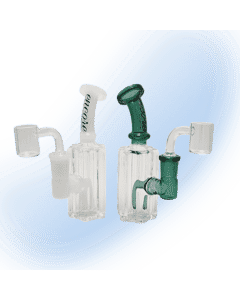 5.5" Hex Star Scalloped Tubing Dab Rig | Encore Collection - Assorted Colors