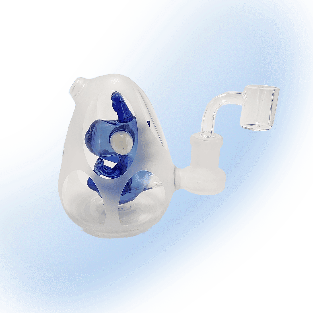 4" Large Dinosaur Egg Glass Dab Rig