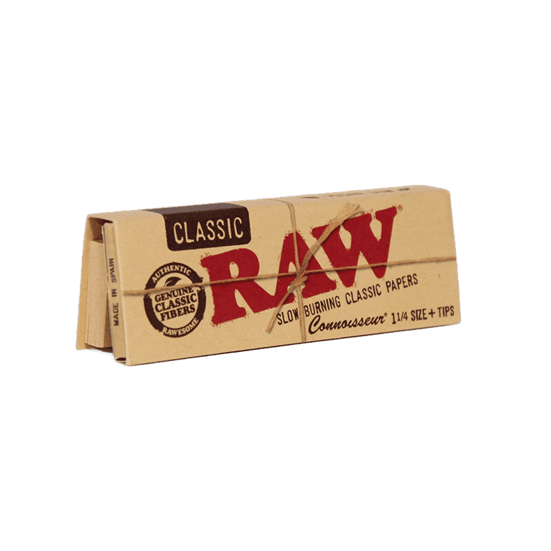 Raw 1 1/4 Classic Connoisseur Papers w/Tips