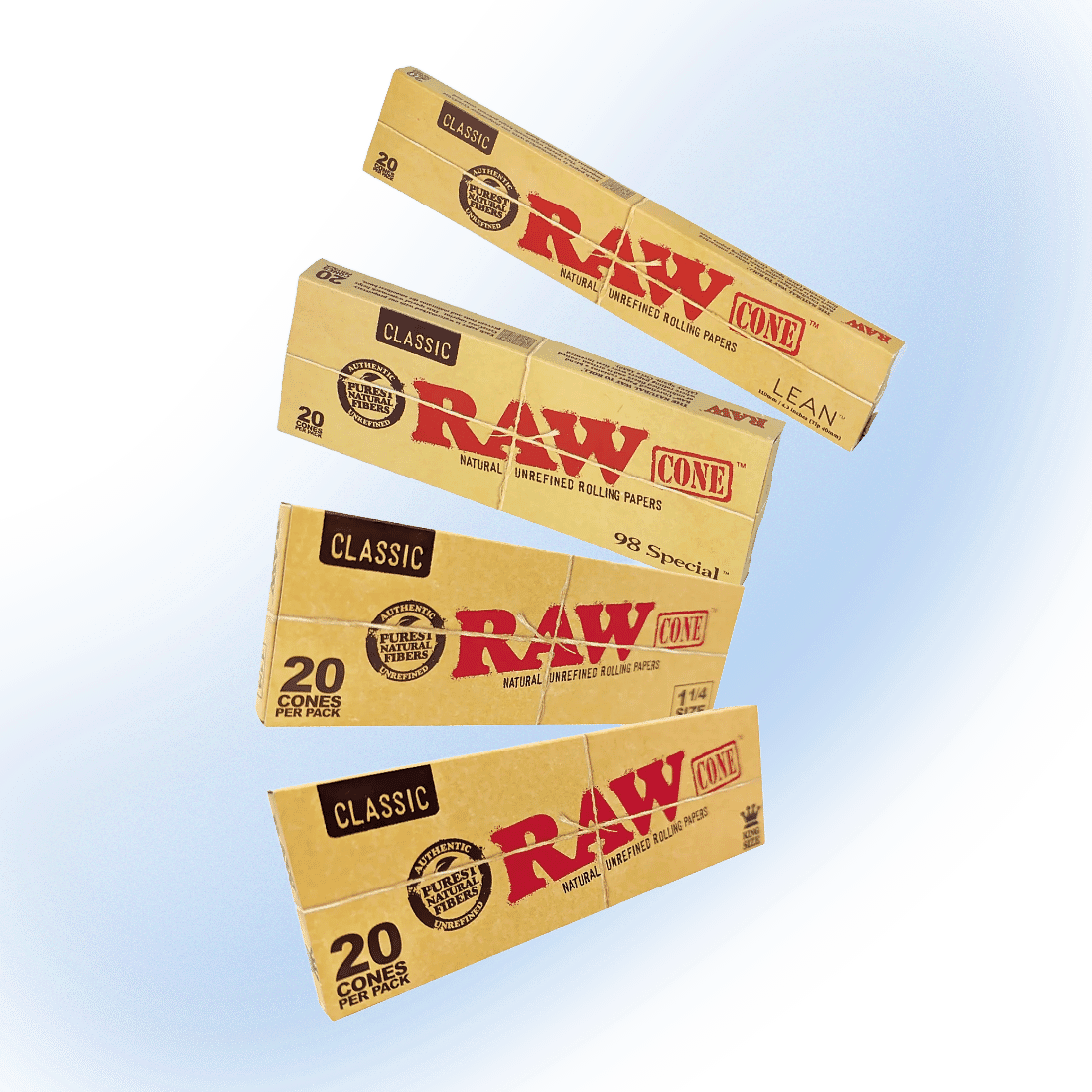Raw Classic 20 Count Rolling Cone Options at Upper Limits