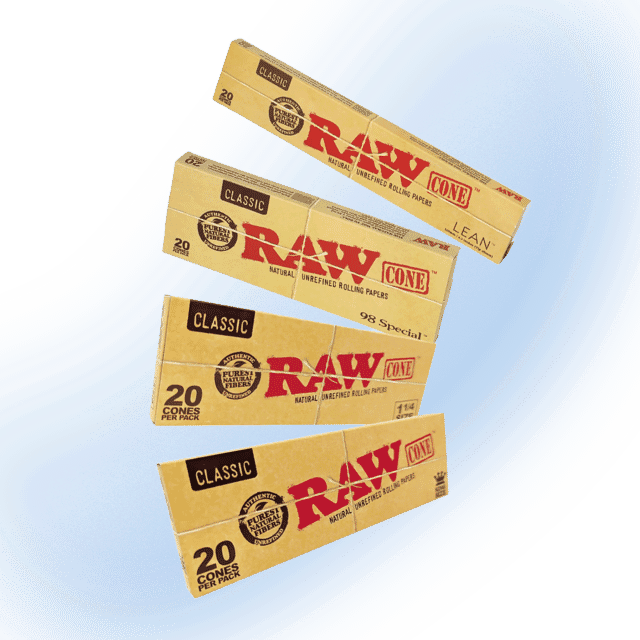 Raw Classic 20 Count Rolling Cone Options at Upper Limits