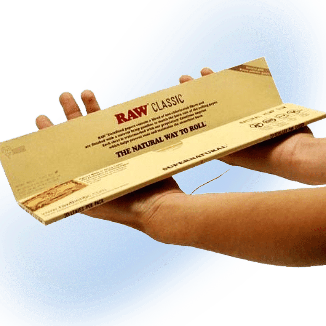 RAW Classic Supernatural 12" Rolling Papers – 20 Leaves