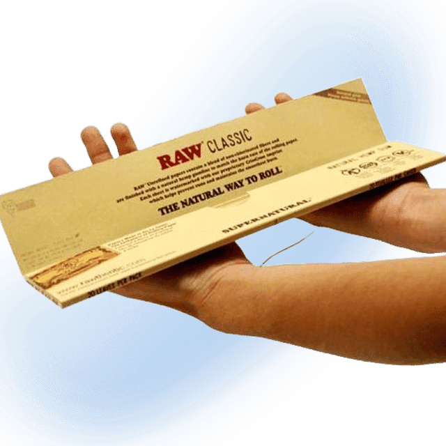 RAW Classic Supernatural 12" Rolling Papers – 20 Leaves