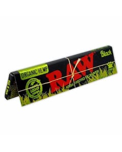 Raw Black Organic Hemp KingSize Slim Rolling Papers