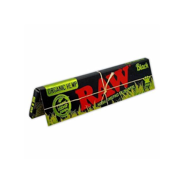 Raw Black Organic Hemp KingSize Slim Rolling Papers