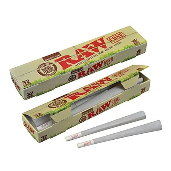 RAW Organic Cones 32pk (King)