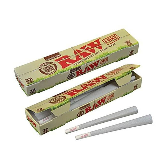 RAW Organic Cones 32pk (King)
