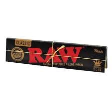 Raw Black Classic King Size Slim 50 Leaves Pack