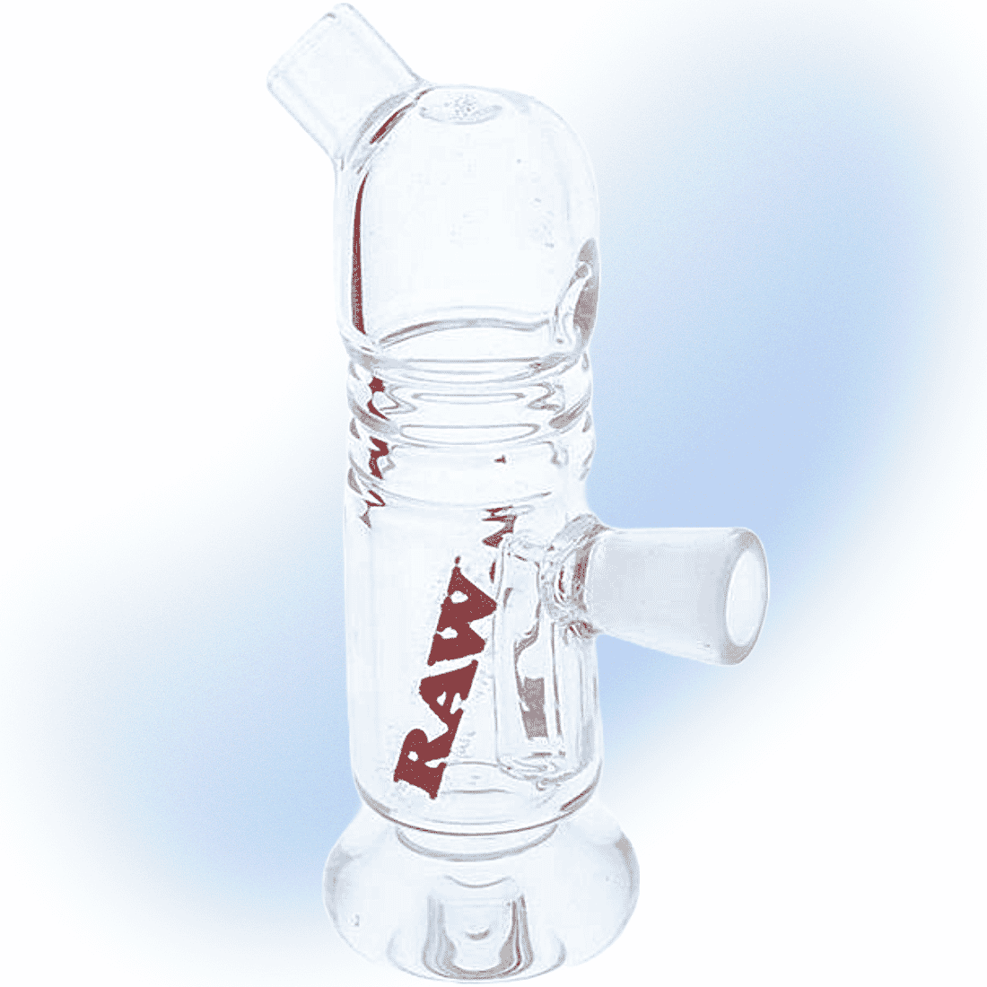 Raw glass joint bubbler