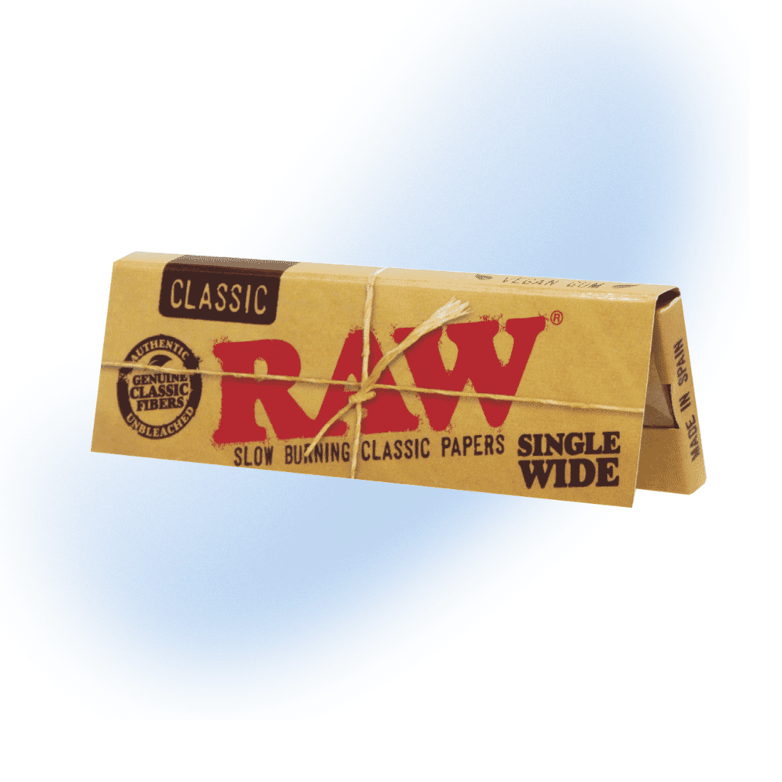 Box of Single Wide Papers 50 Pack, eco-friendly and designed for a smooth smoke