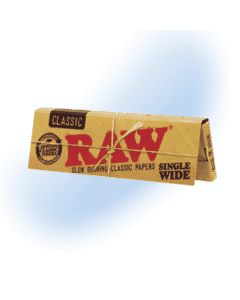 Box of Single Wide Papers 50 Pack, eco-friendly and designed for a smooth smoke