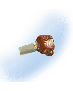 Dichro Image Glass Pipe Bowl Attachment 14mm Male | Raymond Bray Glass - Upper Limits