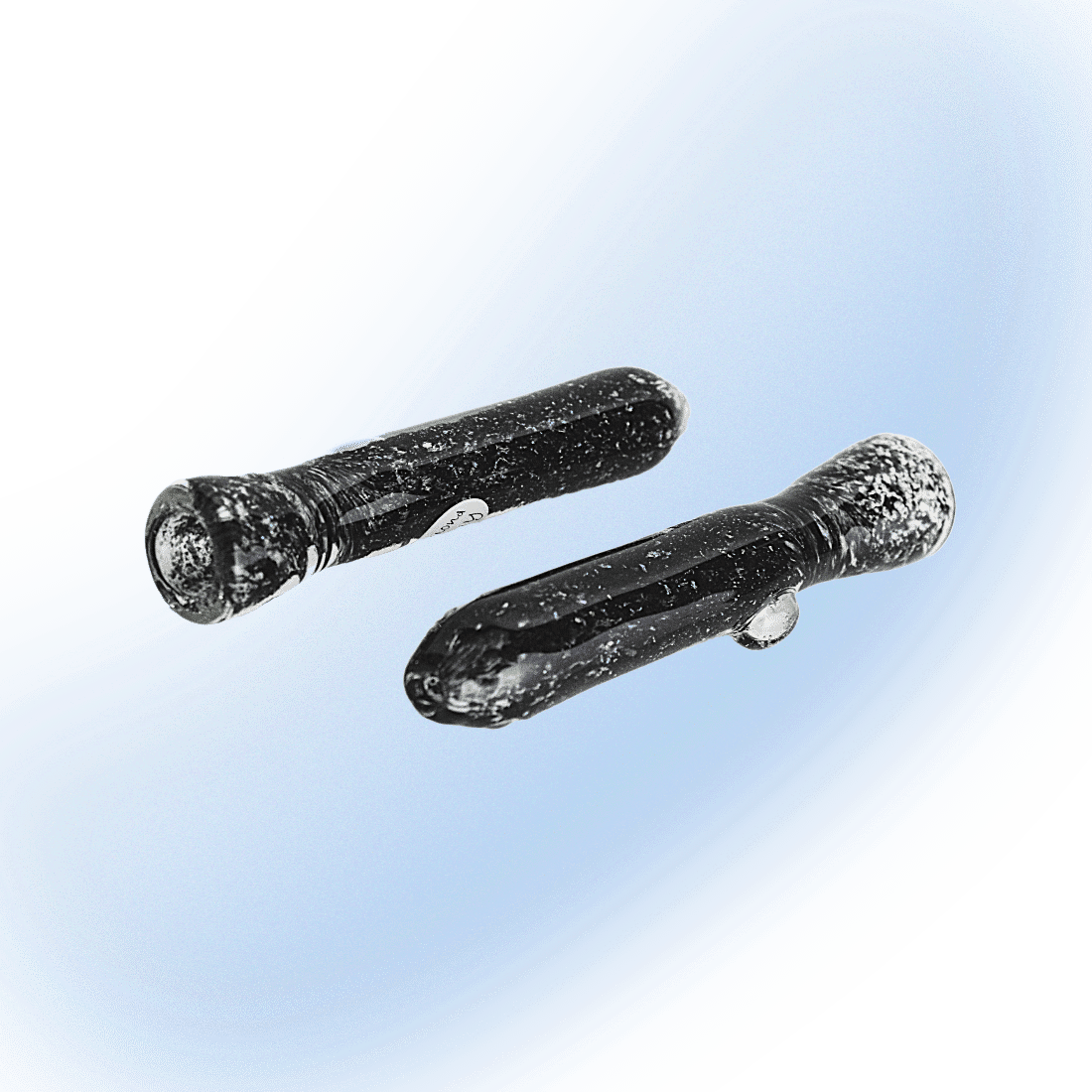 Raymond Bray Glass Pipe Sparkle Bat - 3.5" Glittery Chillum | Upper Limits