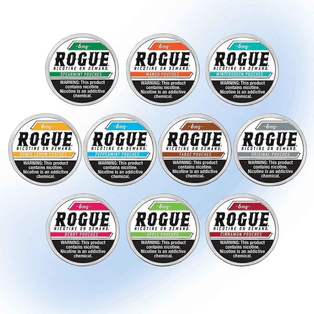 Rogue Nic Pouches - Flavors