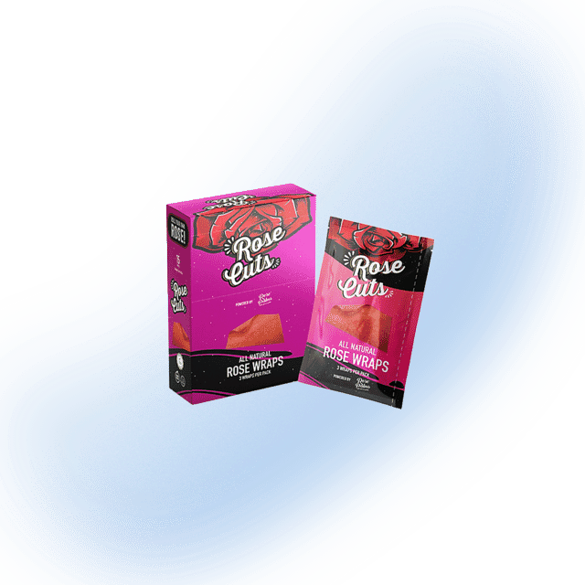 Rose Cuts - Pink Rose Blunt Wraps 3 Pack