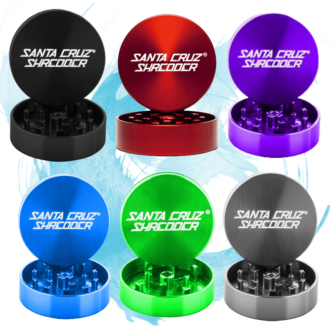 Santa Cruz 2 piece grinder assorted colors