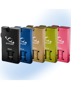 Saturn 3-in-1 metal dugout with integrated pipe and storage, crafted from aluminum, perfect for trave