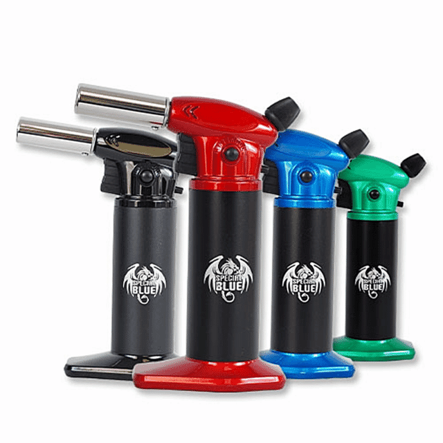 Special Blue Toro Torch with adjustable flame and ergonomic design