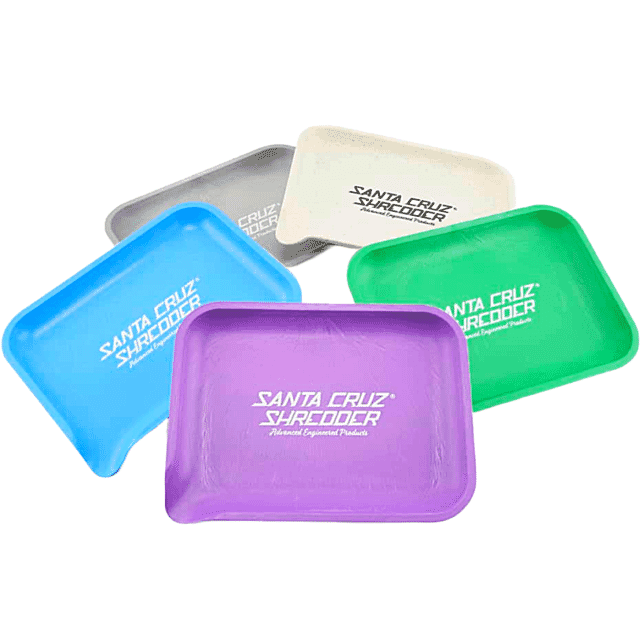 ndividual Santa Cruz Shredder Hemp Rolling Tray in Vibrant Colors
