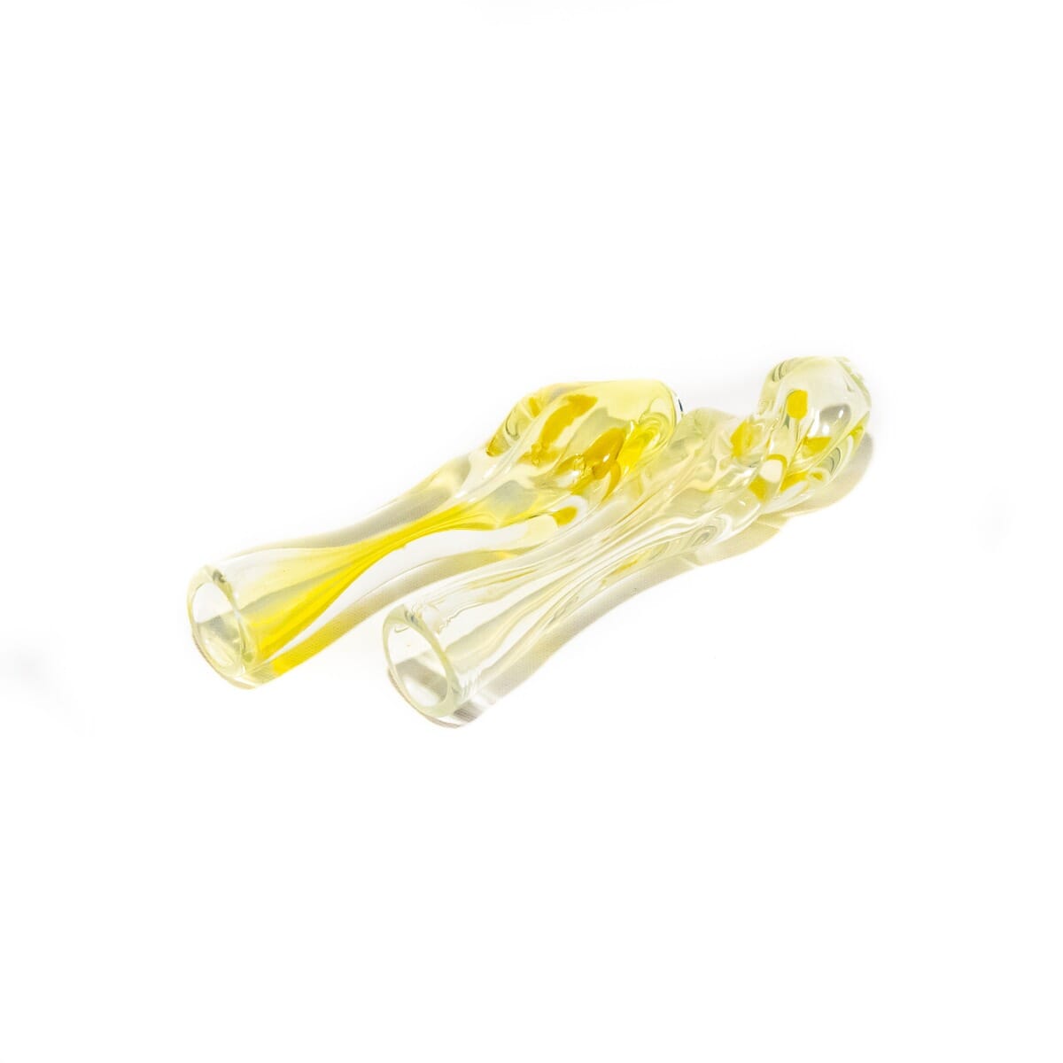 Silver Fumed Spiral Chillum by Import