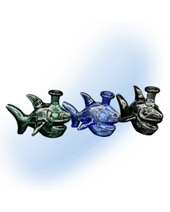 Shark Banger Hanger Colored Glass Dab Rig | Color Options