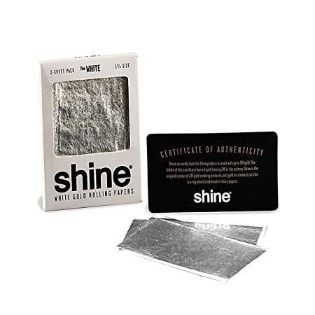2pk 24k White Gold Papers by Shine