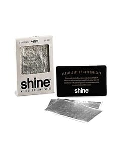 2pk 24k White Gold Papers by Shine