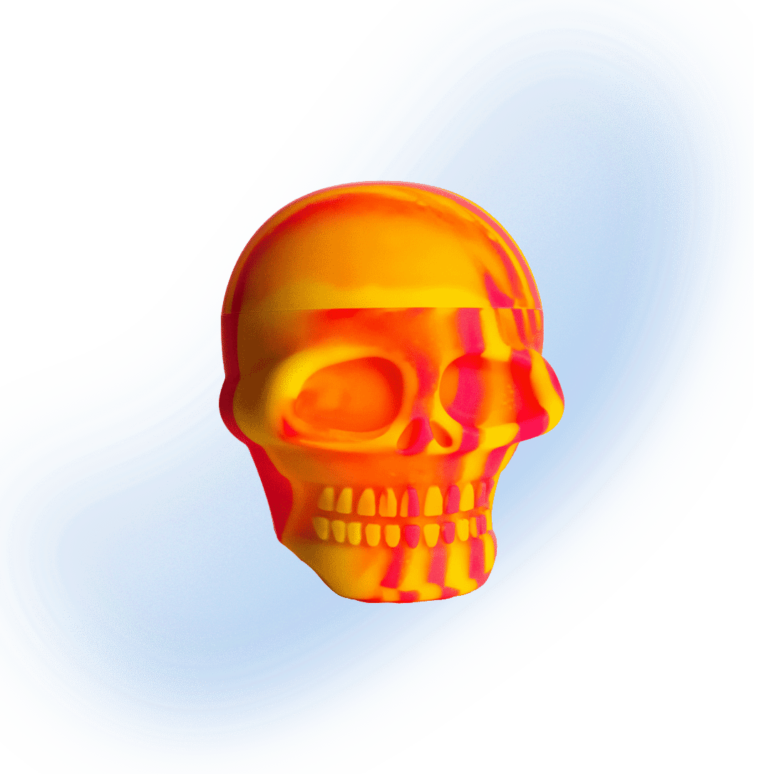 XL Silicone Skull Dab Wax Storage Container | 500ml
