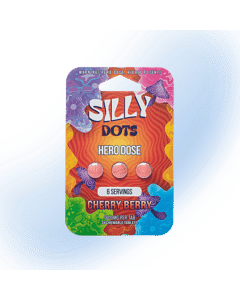 Silly Dots Hero Dose 1800mg Chewable Tablets | 3 Pack - Cherry Berry