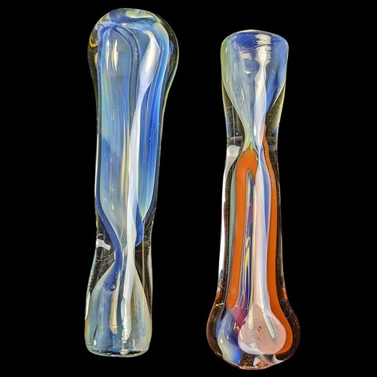 Silver Fumed Inside Out Chillum by Import